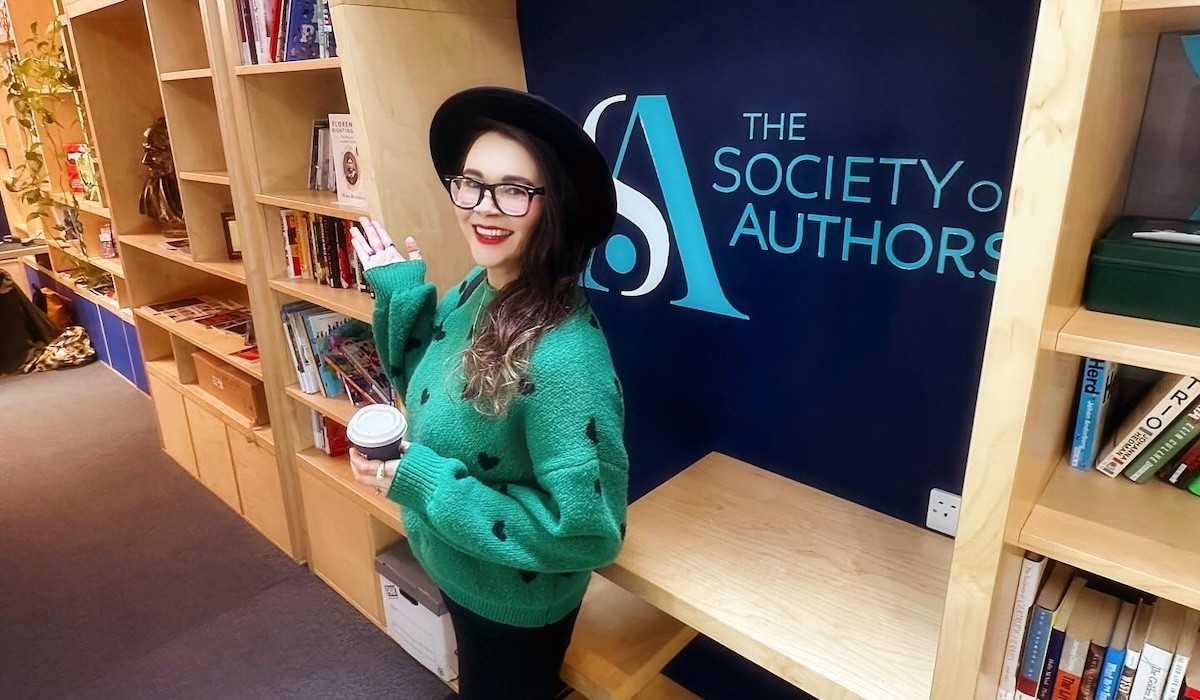 Amy at the Society of Authors