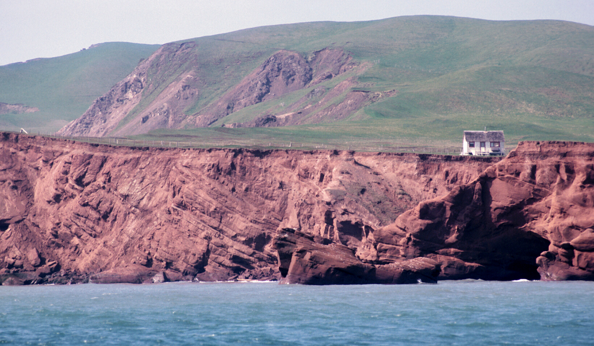 House on a cliff